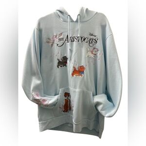 Disney Aristocats Light Blue Hoodie